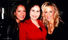 Houston Makeup Artist Cinthia Moore, and Judge Cristina Perez from Cristina's Court.