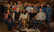 Houston Makeup Artist Cinthia Moore with cast and crew from In the Bunkhouse